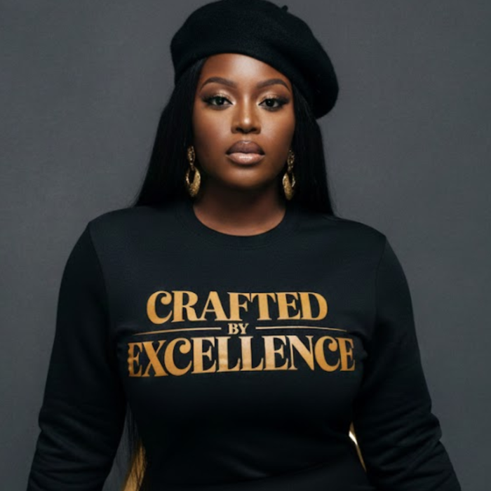 Black Excellence Tee – Gold Graphic Streetwear Shirt