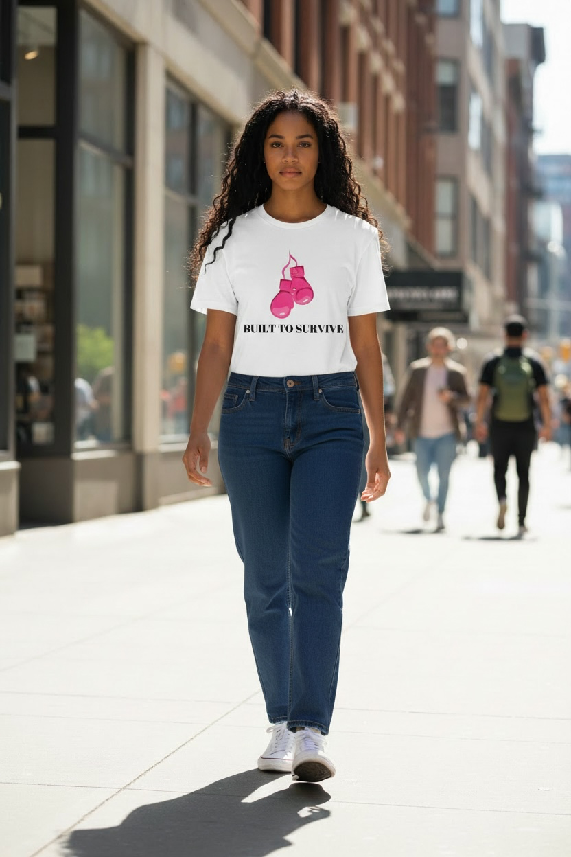 Thriving and Surviving Tee - Built to Survive graphic