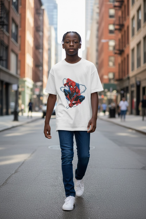 Assemble Tee - Spider-Man White