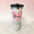 Warrior Tumbler – Pink Ribbon