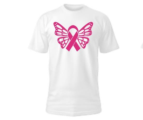Butterfly Warrior Breast Cancer Awareness Tee